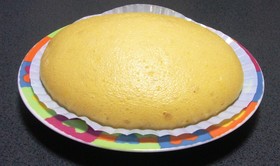 ﾎｯﾄｹｰｷﾐｯｸｽでお手軽チーズ蒸しパン