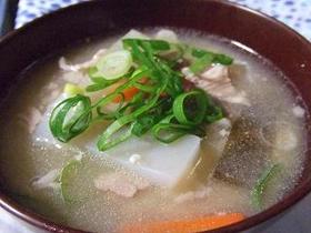 定番　豚汁