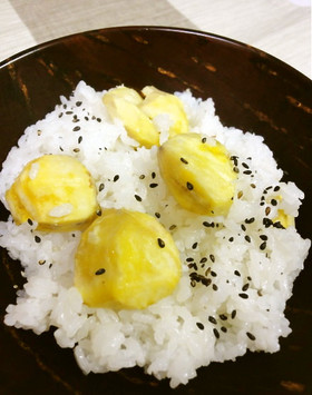 ぼのつま家の栗ご飯