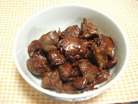 鶏レバーの生姜煮