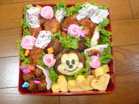 2009運動会お弁当☆キャラ弁☆ミッキー