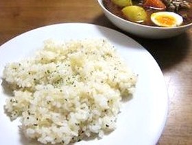 簡単おしゃれなバジルライス☆