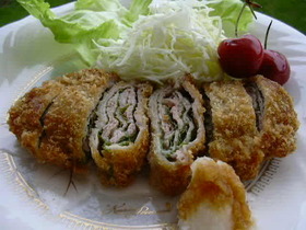 お手軽食材でミルフィーユカツ　