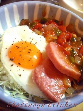 さっぱり!朝の塩ロコモコDON☆