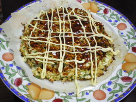 ふわふわウマッ！オーブンでお好み焼き♪