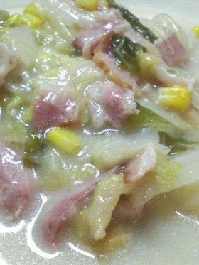 白菜のクリーム煮