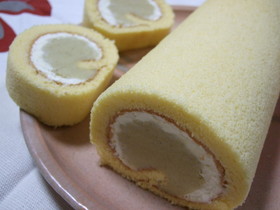 栗のロールケーキ