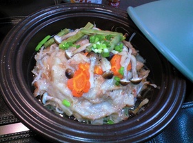 ＊タジン鍋de豚・キノコ・野菜蒸し＊ 