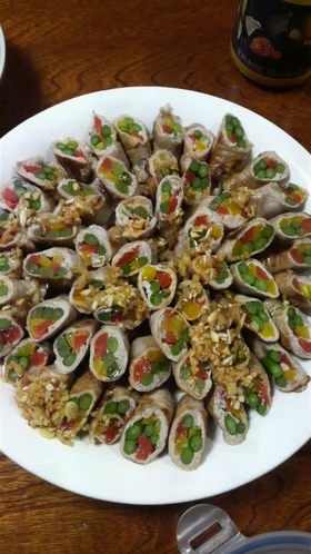 皆絶賛！タレが決め手の野菜の豚肉巻き♪