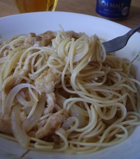 きつね和風パスタ（ひとりランチに）
