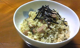 ぶきっちょさんのスパム和風さっぱりご飯