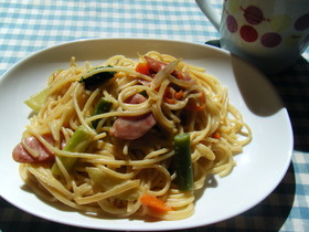 カルボナーラ風クリームパスタ