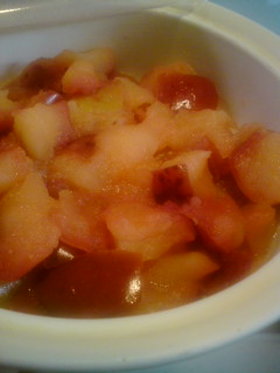 紅玉りんごの炒め煮