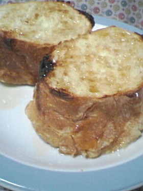 簡単♪美味♪フレンチトースト風☆卵不使用
