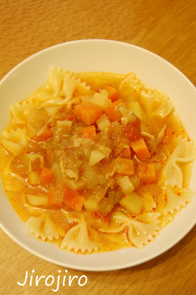 ミネストローネ❤スープパスタ