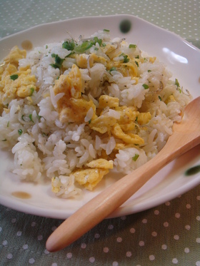 イタリアン風❀じゃこねぎたまごの混ぜご飯