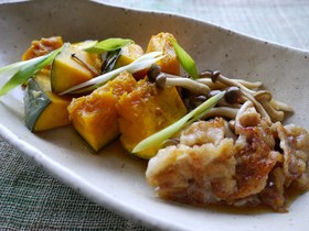 南瓜と豚肉の南蛮漬け