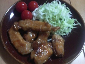 ご飯がすすむ☆豚肉の甘辛焼き☆