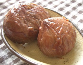 栗の渋皮ハチミツレモン煮