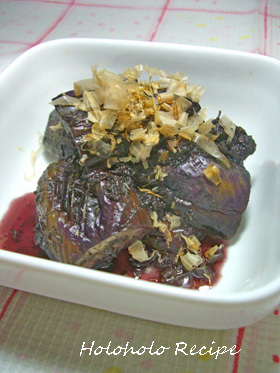 茄子のゆかり煮