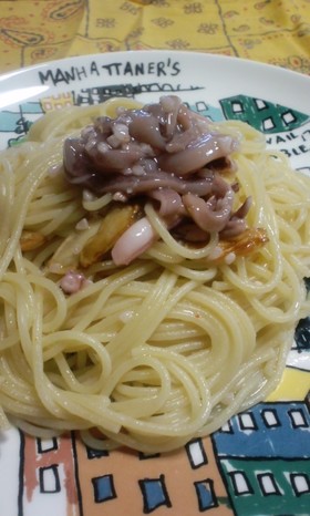 イカの塩辛ぺペロンチーノ！！