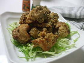 揚げない鶏ゴマから揚げ