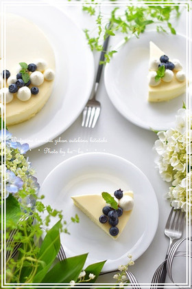 ♡ レアチーズとホワイトチョコムース♡ 
