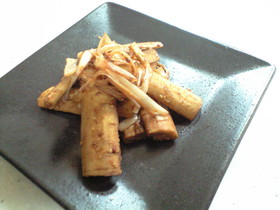 牛蒡の照り焼き