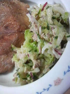 二十日大根とツナのサラダ
