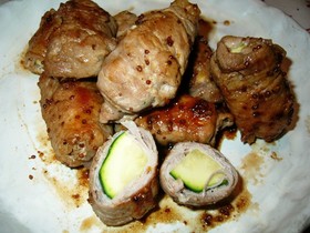 ズッキーニの肉巻き