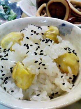 もっちもち栗ごはん◎