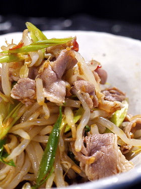 安あがり!もやしと豚肉の中華あえ