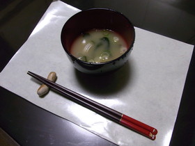 お出汁で深みお味噌汁