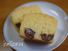 ホットケーキミックスで簡単☆栗のケーキ