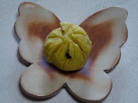さつま芋と栗の茶巾しぼり