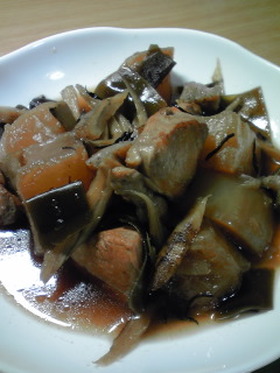 圧力鍋を使った筑前煮風ごった煮