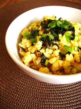 簡単☆のりたまご飯