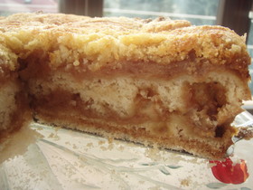 粉のまんま●コーンミールりんごケーキ