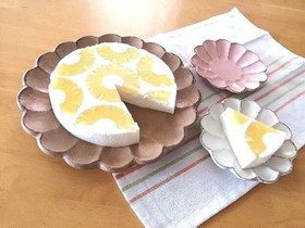 材料使い切り!パインヨーグルトケーキ
