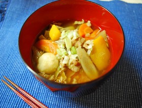 簡単味付け けんちん汁
