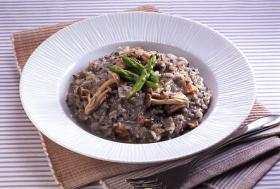 黒ごまとチーズのリゾット