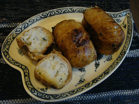 甘辛美味しい♪肉巻きおにぎり