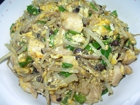鶏肉と野菜の塩にんにく炒め