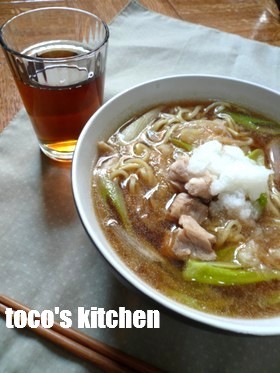 さっぱり!みぞれ鶏南蛮ラーメン