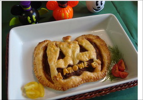 ハロウィンにも　簡単ミートパイ　2009