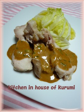 ♪白菜＆鶏肉の温か蒸し♪