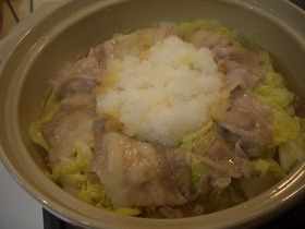 白菜のみぞれ鍋