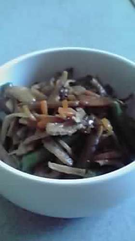 自家製切干大根の煮物
