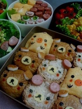 リラックマいなり＠運動会弁当