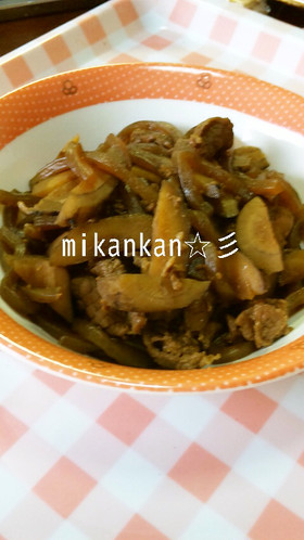 ごぼうと牛肉の佃煮♡糸こんたっぷり♡